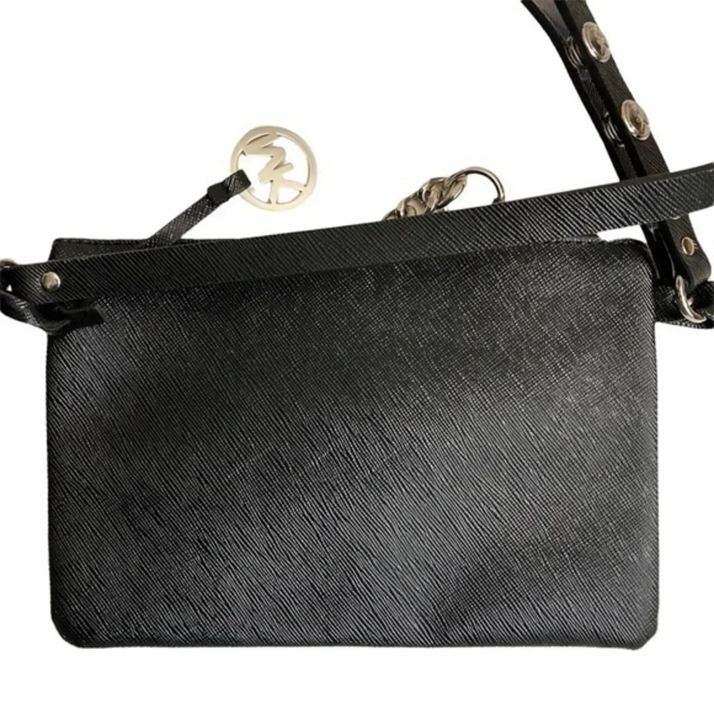 Michael kors belt black and silver belt bag Fanny pack